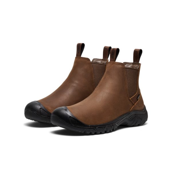 Men's Anchorage IV Waterproof Boot Wide | Dark Earth/Black