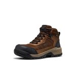 Men's Skokie Waterproof Work Boot (Carbon Toe) | Dark Earth/Black
