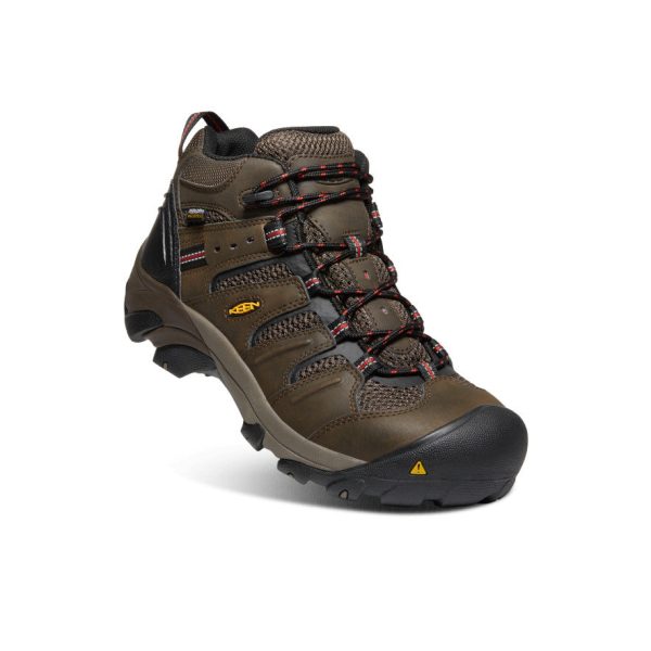 Men's Lansing Mid Waterproof (Steel Toe) | Cascade Brown/Brindle
