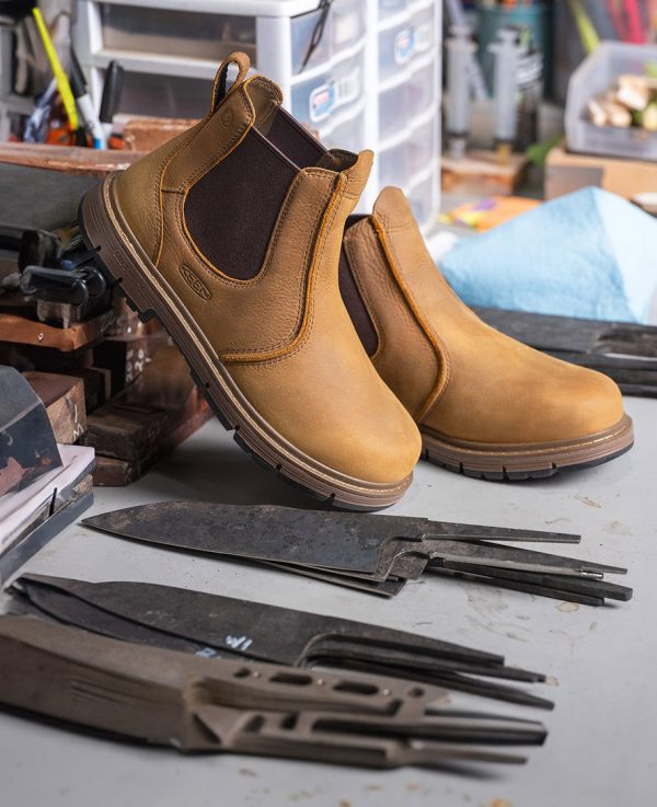 Men's San Jose Chelsea 90° Heel Boot (Soft Toe)  |  Belgian/Gum