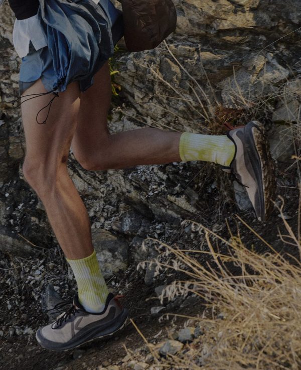 Men's Wander Trail Running Shoe  |  Star White/Desert Sage
