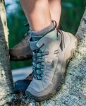 Big Kids' Targhee IV Waterproof Hiking Boot  |  Alloy/Granite Green