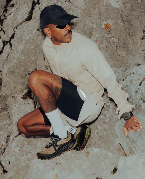 Men's Roam Trail Running Shoe | Alloy/Evening Primrose