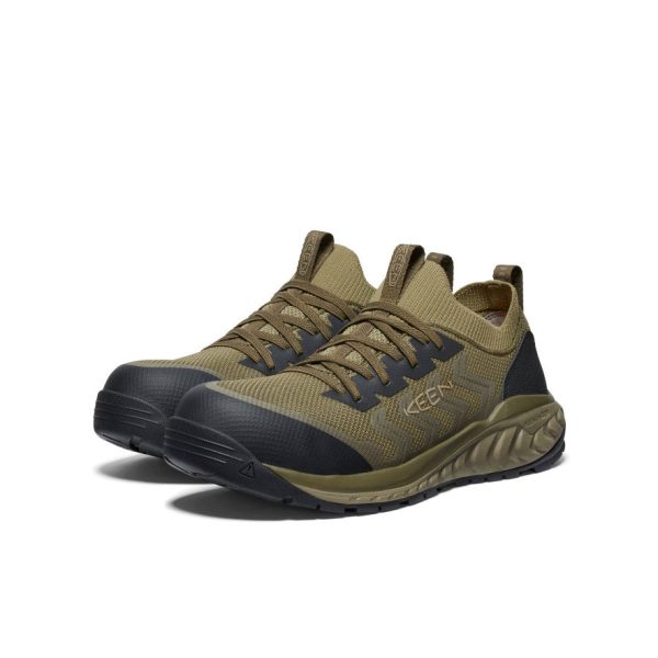 Men's Arvada Shift Work Sneaker (Carbon Toe) | Martini Olive/Black